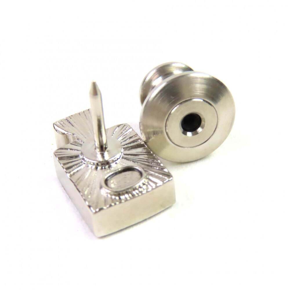 CHANEL Silver Logo Brooch - Picture 7 of 12